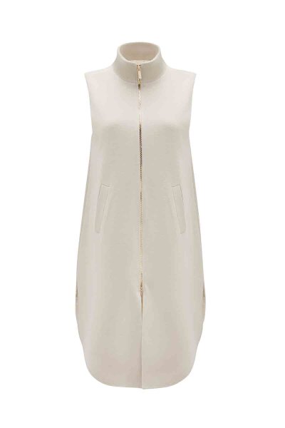 Zippered Sleeveless Inner Lined Vest - MISS DALIDA