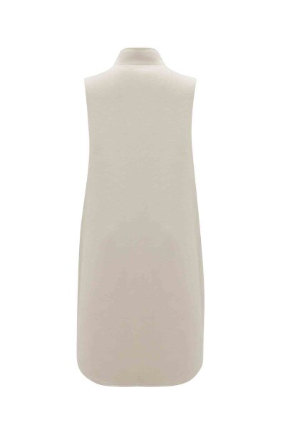 Zippered Sleeveless Inner Lined Vest - MISS DALIDA (1)