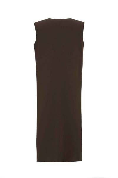 T26K-1001 V Yaka Temiz Kesim Yelek DARDO-TAUPE - 2