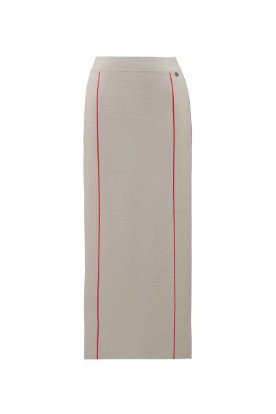 Striped Detailed Knitted Pencil Skirt - 1