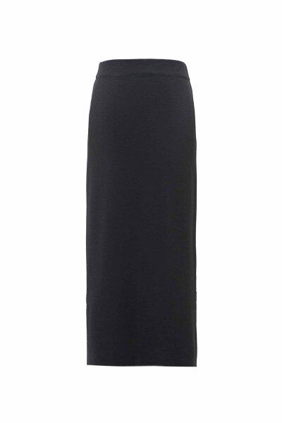 T26K-2009 Çizgi Detaylı Triko Kalem Etek VATE-DARK GREY - MISS DALIDA (1)