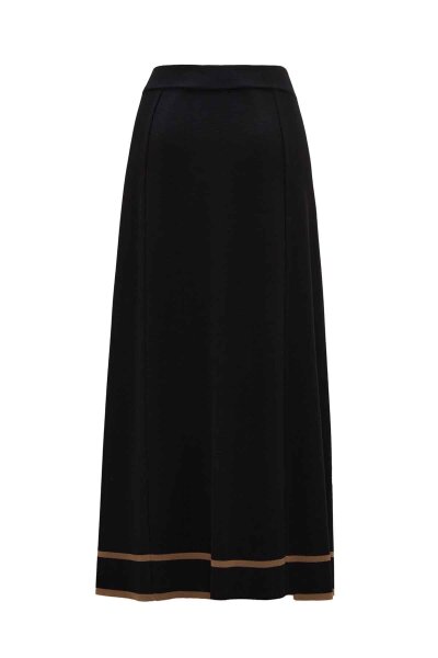Striped Detailed Knit Skirt 