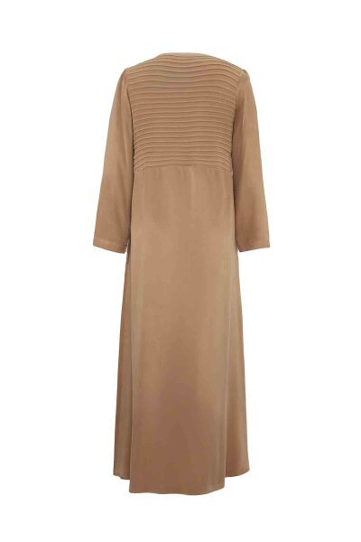 Stylish Ribbed Front Dress - 2