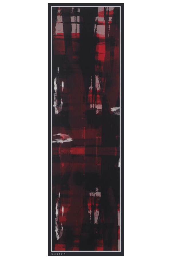 T26K-5000 Eşarp / Şal BLACK 70 x 200 cm - 1