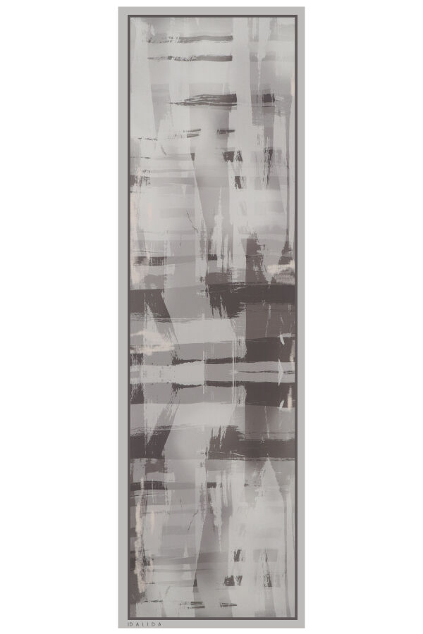 T26K-5000 Eşarp / Şal VATE-DARK GREY 70 x 200 cm - 1