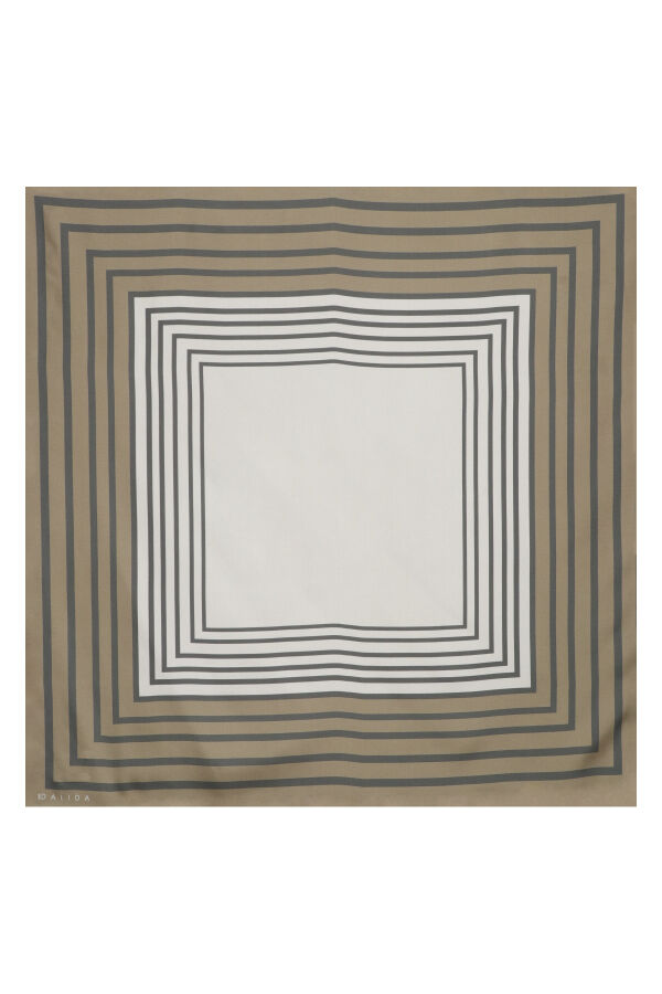 T26K-5003 Eşarp / Şal DORY-CAMEL 90 x 90 cm - 1