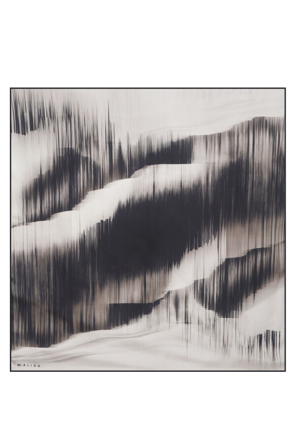 T26K-5008 Eşarp / Şal BLACK 90 x 90 cm - 1