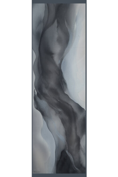 T26K-5015 Eşarp / Şal VATE-DARK GREY 70 x 200 cm - MISS DALIDA