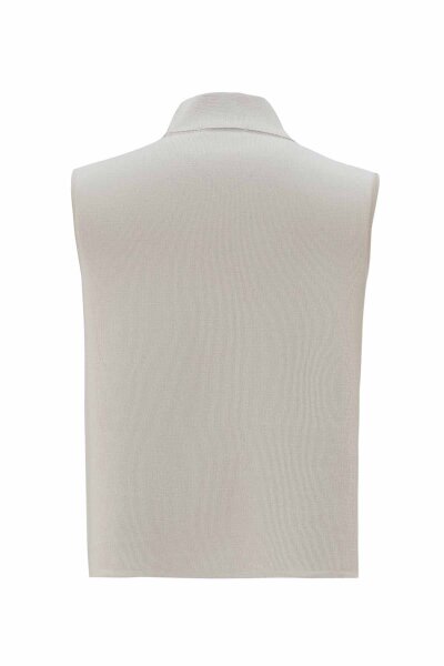 T26K-6006 Dik Yaka Kolsuz Triko İçlik ELSA-STONE - 2