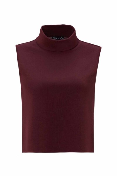 T26K-6006 Dik Yaka Kolsuz Triko İçlik PLUM - MISS DALIDA