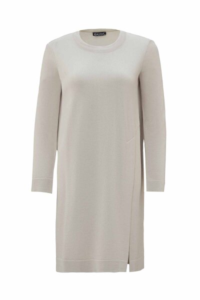 T26K-6008 Yırtmaç Detaylı Triko Tunik ELSA-STONE 