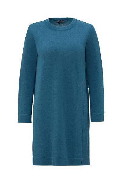 T26K-6008 Yırtmaç Detaylı Triko Tunik MONDO-SPRUCE 