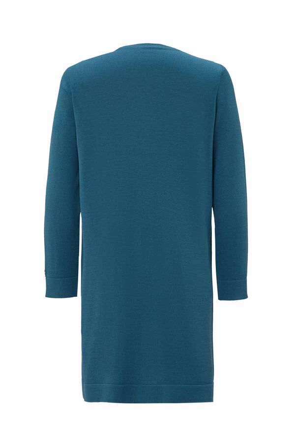 T26K-6008 Yırtmaç Detaylı Triko Tunik MONDO-SPRUCE - 2