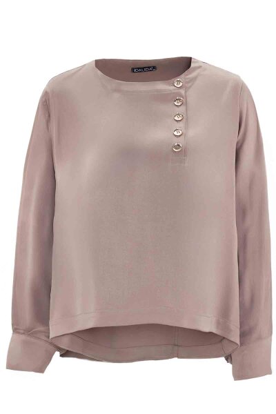 Button Detailed Long Sleeve Tunic 