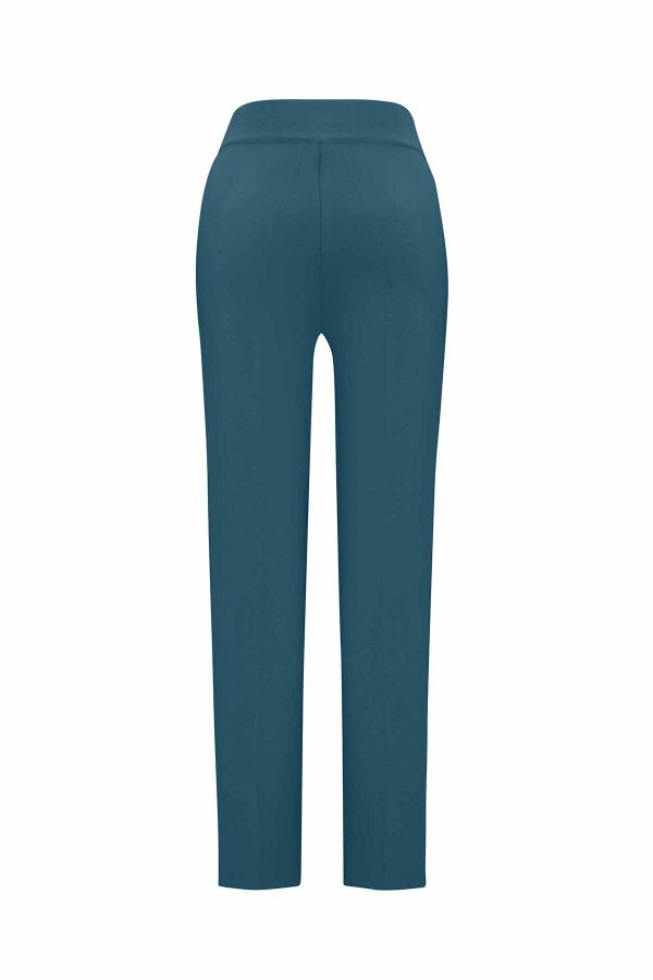 Skinny Leg Knitted Trousers - 2