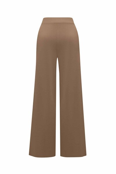 Wide Leg Knitted Trousers - 2
