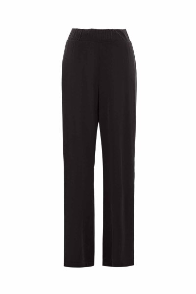 T26K-7003 Boru Paça Kumaş Pantolon DARK GREY - MISS DALIDA