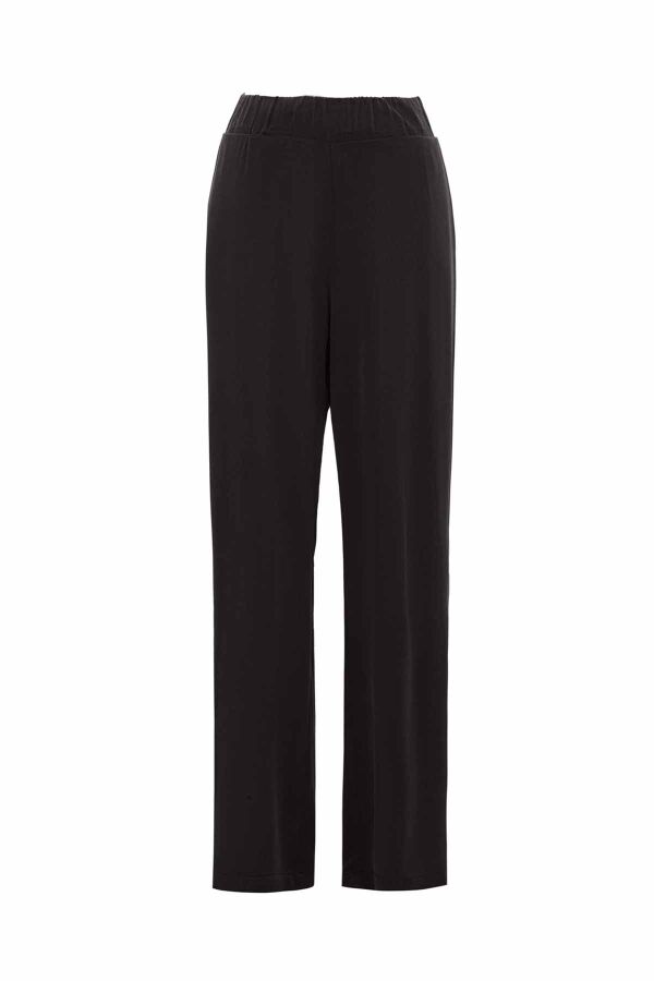 T26K-7003 Boru Paça Kumaş Pantolon DARK GREY - 1