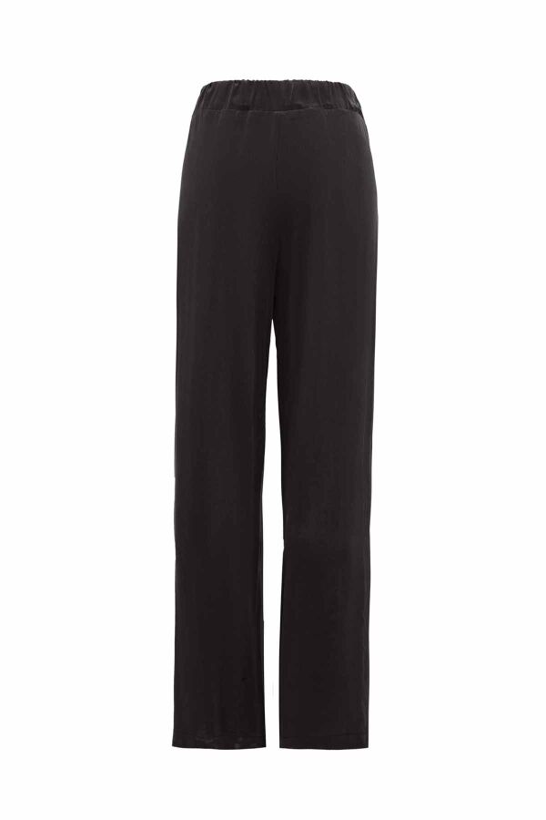 T26K-7003 Boru Paça Kumaş Pantolon DARK GREY - 2