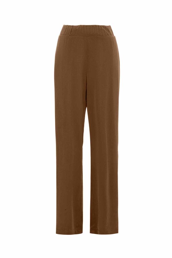 T26K-7003 Boru Paça Kumaş Pantolon GOLD - 1