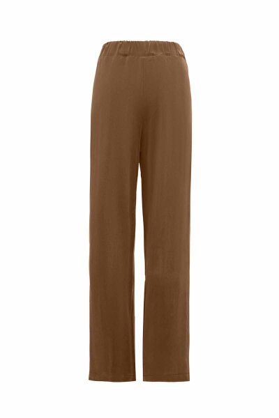 T26K-7003 Boru Paça Kumaş Pantolon GOLD - MISS DALIDA (1)