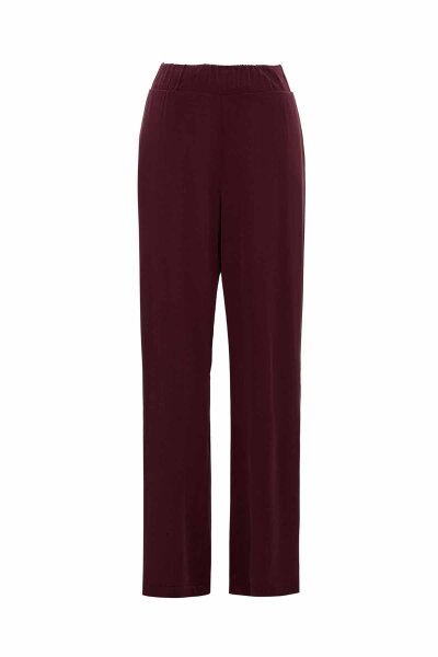 T26K-7003 Boru Paça Kumaş Pantolon PLUM - MISS DALIDA (1)