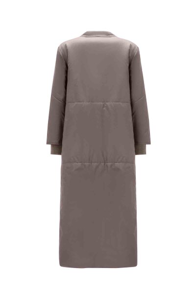 T26K-8011 Fermuarlu Uzun Mont MİNK - 2