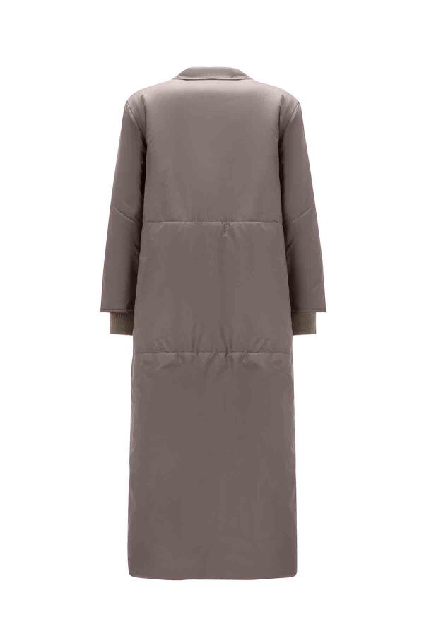 T26K-8011 Fermuarlu Uzun Mont MİNK - 2