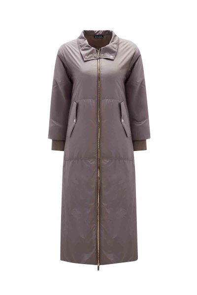 T26K-8011 Fermuarlu Uzun Mont MİNK - 3