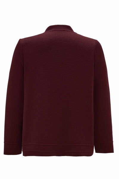 T26K-8207 Düğme Detaylı Triko Ceket TOGA-BORDO - MISS DALIDA (1)