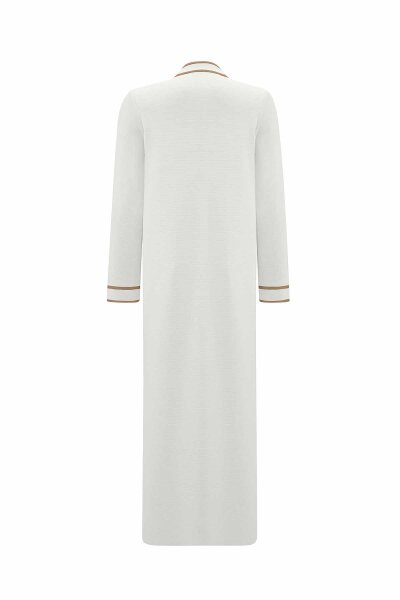 Round Neck Stripe Detailed Knitwear Cardigan - 2