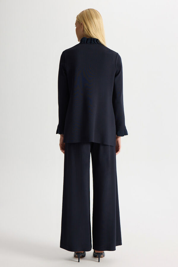 Kolsuz Cupro Tunik Takım Dark Navy - 3