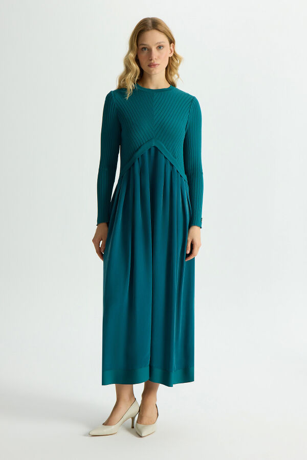 Knitted Cupro Dress - 1