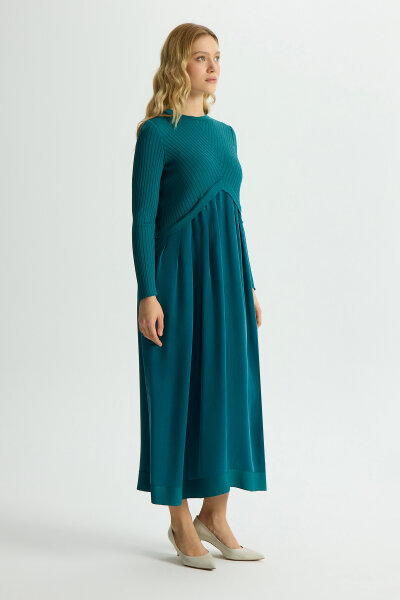 Knitted Cupro Dress - 2