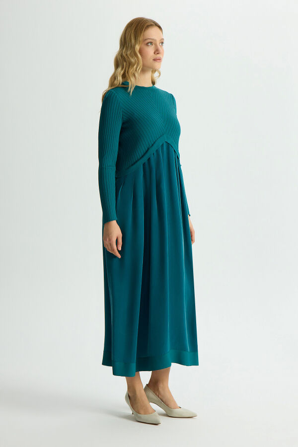 Knitted Cupro Dress - 2