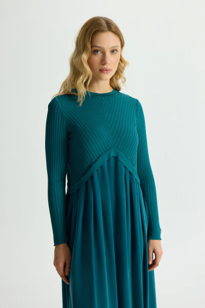 Knitted Cupro Dress - 3