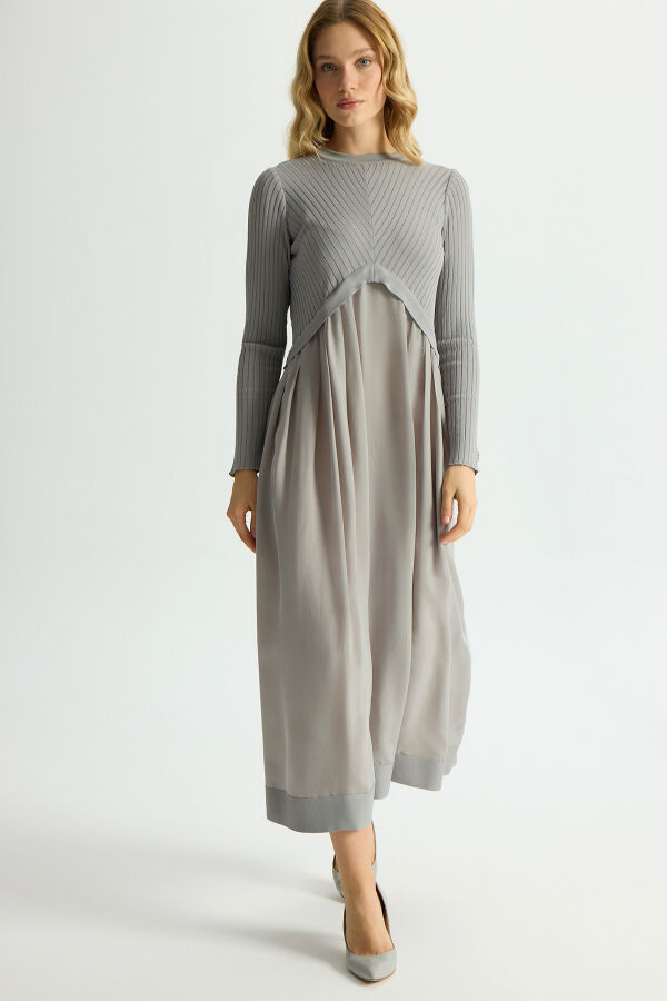 Knitted Cupro Dress - 1