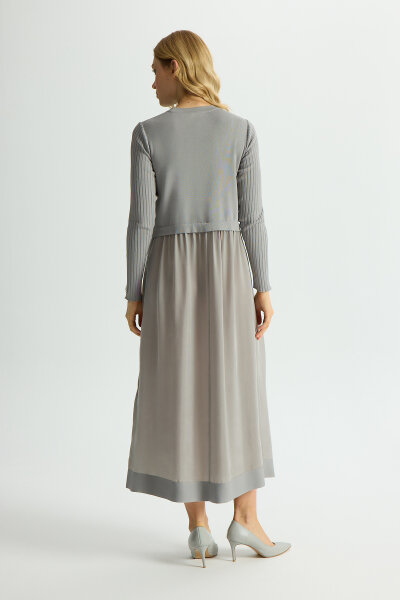 Knitted Cupro Dress - 2