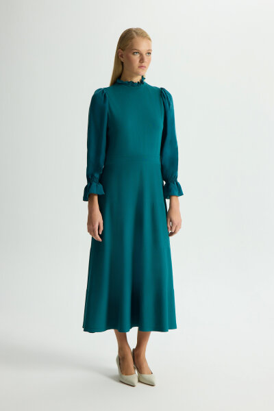 Kolları Cupro triko Elbise North Sea - 2