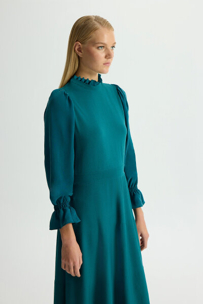 Kolları Cupro triko Elbise North Sea - 3