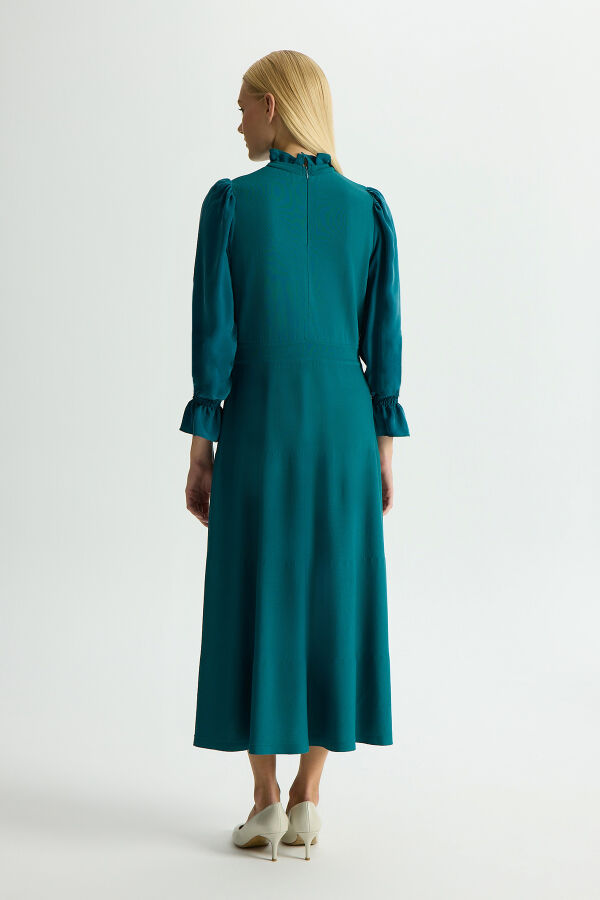 Kolları Cupro triko Elbise North Sea - 4