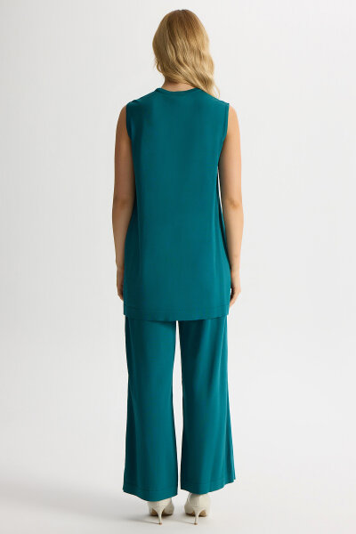 Basic Kolsuz Triko Tunik North Sea - 3