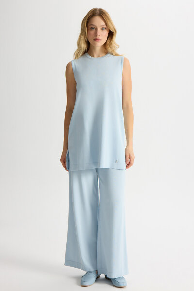 Basic Sleeveless Knit Tunic 