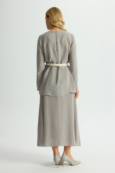 Long Sleeve Cupro Tunic - 3