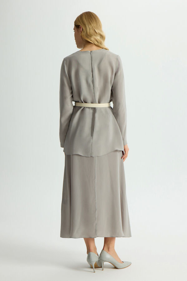 Long Sleeve Cupro Tunic - 3