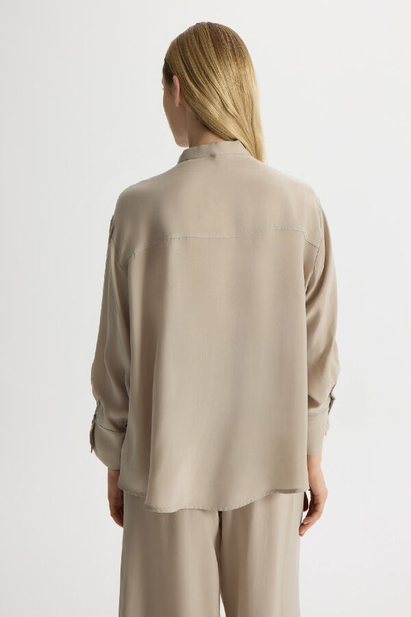 Hakim Yaka Cupro Tunik Stone - 2