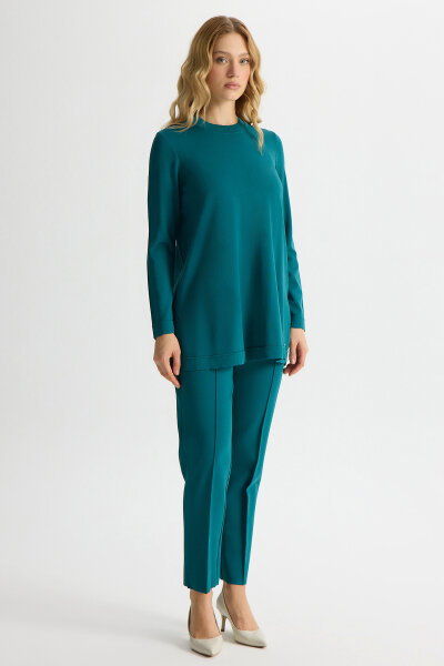 Skinny Leg Basic Knitwear Trousers - MISS DALIDA