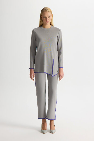 Stripe Detailed Knit Trousers 