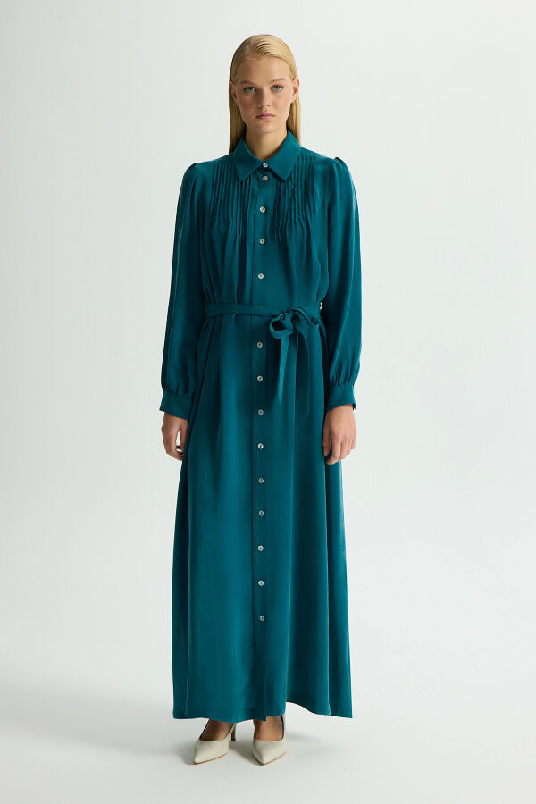 Nervür Detaylı Cupro Kap North Sea - 1