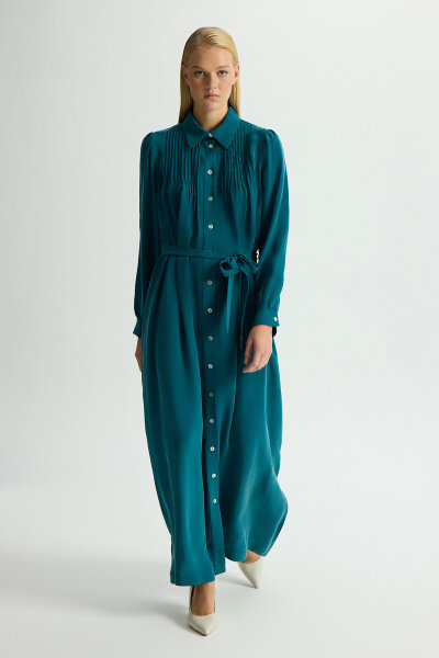 Nervür Detaylı Cupro Kap North Sea - MISS DALIDA (1)